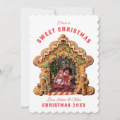 クリスマス気分が良い |ギンガーブレッドハウスの写真 シーズンカード (正面)