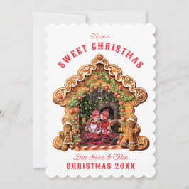 クリスマス気分が良い |ギンガーブレッドハウスの写真 シーズンカード