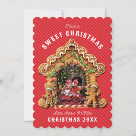 クリスマス気分が良い |ギンガーブレッドハウスの写真 シーズンカード