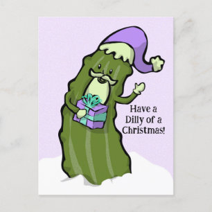 クリスマス気分が良い シーズンポストカード