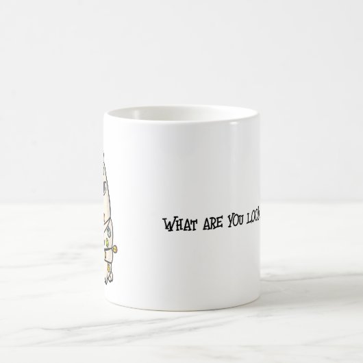 クリスマス気分の悪い猫 コーヒーマグカップ (中央)