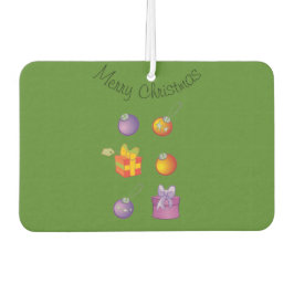 クリスマス気分の新入生 カーエアーフレッシュナー