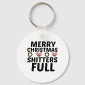 クリスマス気分の気分が満杯 キーホルダー (正面)