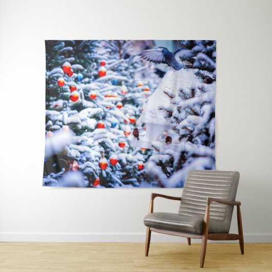 クリスマス気分の素晴らしい タペストリー (インサイチュ(横))