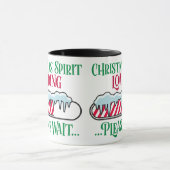 クリスマス気分の負荷 マグカップ (中央)