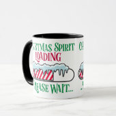クリスマス気分の負荷 マグカップ (正面左)