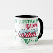 クリスマス気分の負荷 マグカップ (正面右)