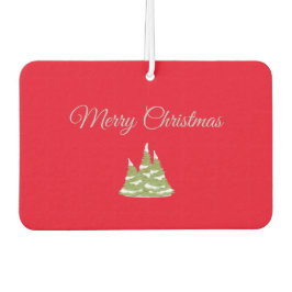 クリスマス気分の赤いフレッシュ カーエアーフレッシュナー