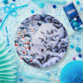 クリスマス気分の魅力 ペーパープレート (パーティー)