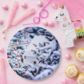 クリスマス気分の魅力 ペーパープレート (パーティー)