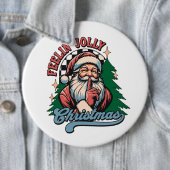 クリスマス気分を盛り上げるサンタ 缶バッジ (インサイチュ)