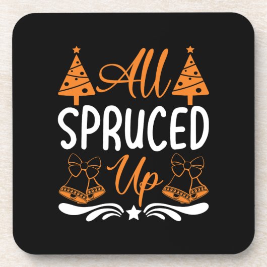 クリスマス気分満喫 デザイン-85675 コースター (正面)