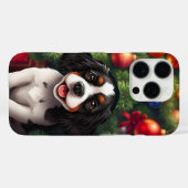 ❄️🐶 クリスマス気分満載の可愛いホリデーパピー Case-Mate iPhoneケース (裏面 (横))