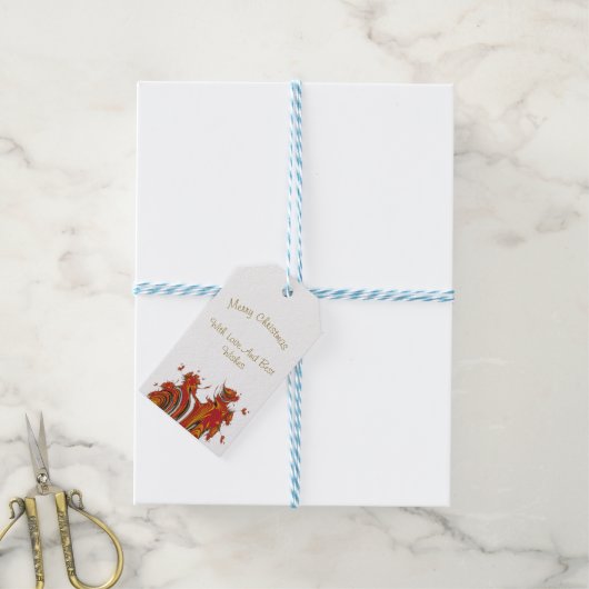 クリスマス気分 ギフトタグ (より糸付き)