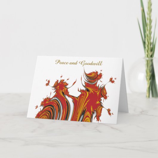 クリスマス気分 シーズンカード (正面)