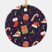 クリスマス気分 セラミックオーナメント (正面)