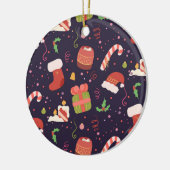 クリスマス気分 セラミックオーナメント (左)