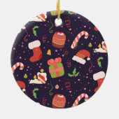 クリスマス気分 セラミックオーナメント (裏面)