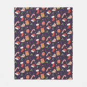 クリスマス気分 フリースブランケット (正面)