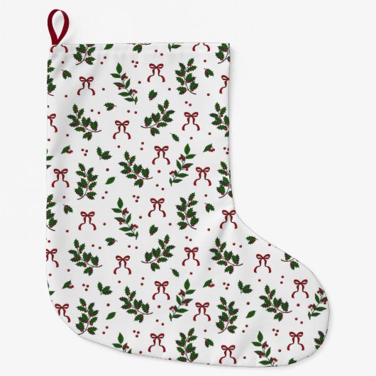 クリスマス気分 ラージクリスマスストッキング (正面)