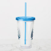 クリスマス気管支索恐竜 アクリルタンブラー (右)