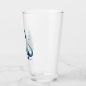 クリスマス気管支索恐竜 タンブラーグラス (左)