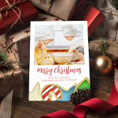 クリスマス水彩可愛い水彩色クッキーおもしろい シーズンカード