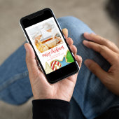 クリスマス水彩可愛い水彩色クッキーおもしろい シーズンカード