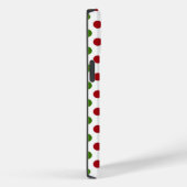 クリスマス水玉模様の電話ケース Case-Mate iPhoneケース (裏面 / 右)