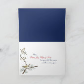 クリスマス氷霜縁ど シーズンカード (内部)