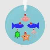 クリスマス海の生き物 オーナメント (裏面)
