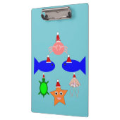 クリスマス海の生き物 クリップボード (左)