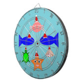 クリスマス海の生き物 ダーツボード (正面右)