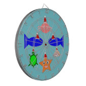 クリスマス海の生き物 ダーツボード (正面左)