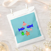 クリスマス海の生き物 フェイバーバッグ (クリップ留めされた状態)