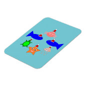 クリスマス海の生き物 マグネット (左側)