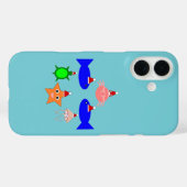 クリスマス海の生き物 Case-Mate iPhoneケース (裏面 (横))
