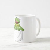 クリスマス消防車トナカイ クリスマス消防士 コーヒーマグカップ (正面右)