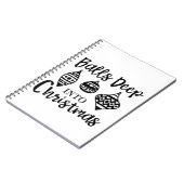 クリスマス深いへのボールおもしろいクリスマス ノートブック (左側)