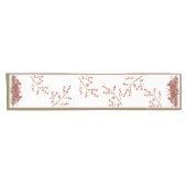 クリスマス深紅色ショートテーブルランナー ショートテーブルランナー (横)