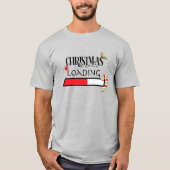 クリスマス満載のホリデースピリット Tシャツ (正面)