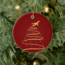 クリスマス準備離陸オーナメント セラミックオーナメント