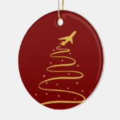 クリスマス準備離陸オーナメント セラミックオーナメント (左)