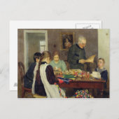 クリスマス準備， 1896 シーズンポストカード (正面/裏面)