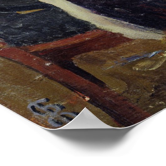 クリスマス準備， 1896 ポスター (角)