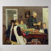 クリスマス準備， 1896 ポスター (正面)