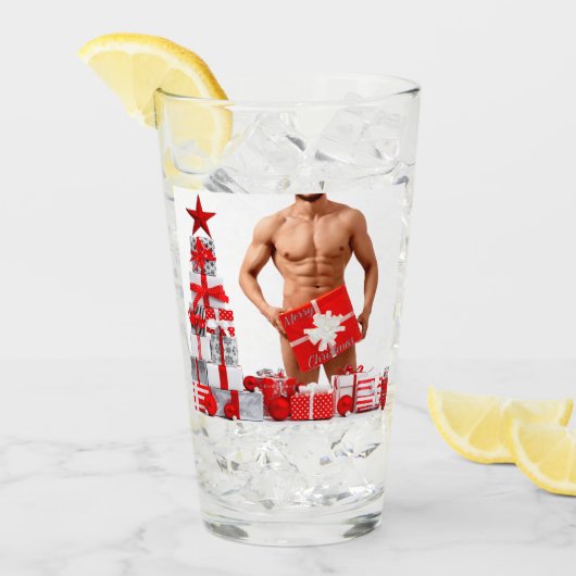 クリスマス滑りやすいジョーゲイプライドギフトLGBTQIAラップ タンブラーグラス (アイス正面)