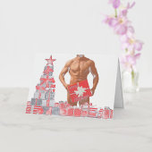 クリスマス滑りやすいジョーゲイプライドギフトLGBTQIAラップ 箔シーズンカード (蘭)