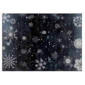 クリスマス滑りやすいジョー様々な形状のサイズを落とす カッティングボード (正面)