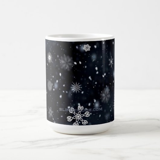 クリスマス滑りやすいジョー様々な形状のサイズを落とす コーヒーマグカップ (中央)